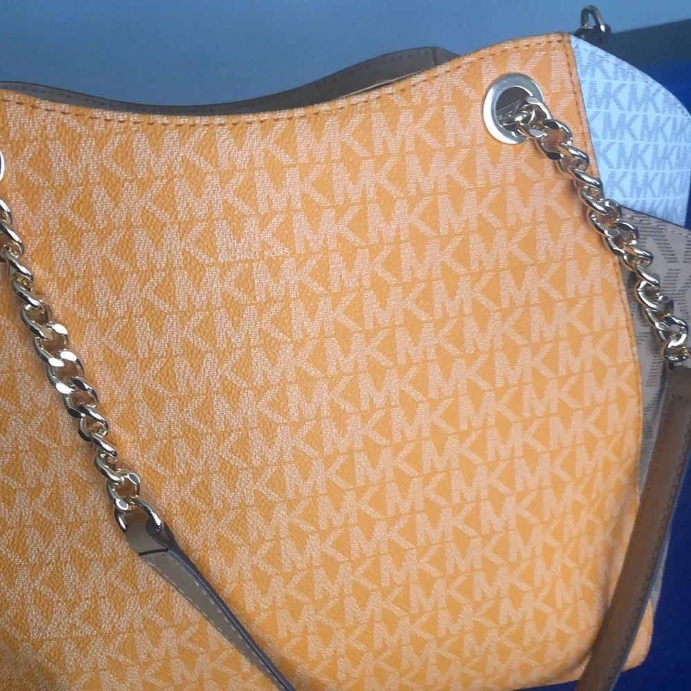 Michael Kors Orange and Brown Women's Bag (Excellent care!) - Picture 11 of 13